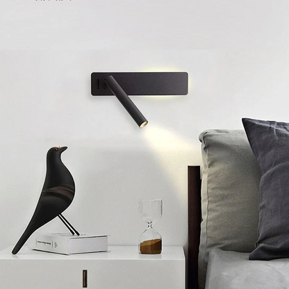 LED Reading Wall Light, Rotatable Bed Lamp