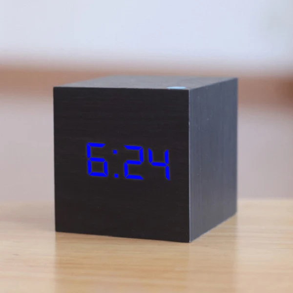 TimeCube Digital Square LED Alarm Clock