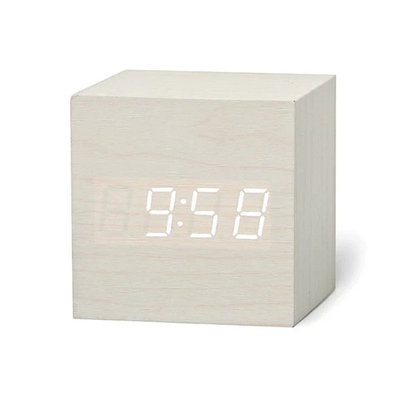 TimeCube Digital Square LED Alarm Clock