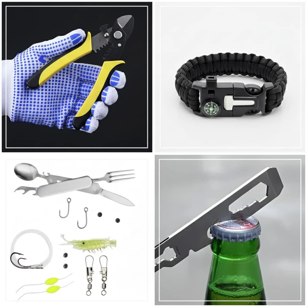 Survival Master Kit, Outdoor Adventure and Emergency Gear Set