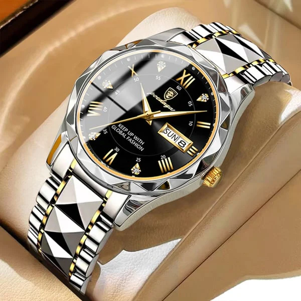 Obsetic Luxury Waterproof Wristwatch with Luminous Display for Men