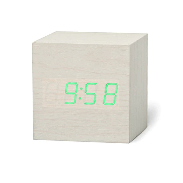 TimeCube Digital Square LED Alarm Clock