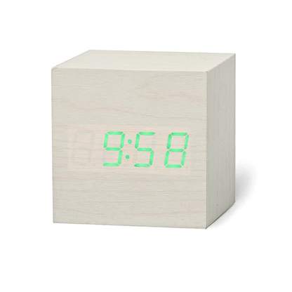 TimeCube Digital Square LED Alarm Clock