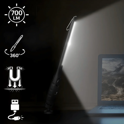 Magnetic Inspection Lamp for Mechanics - Rechargeable LED Work Light with Stepless Dimming
