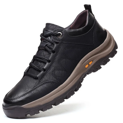 Hand-Sewn Leather Casual Shoes Orthopedic Support for Men