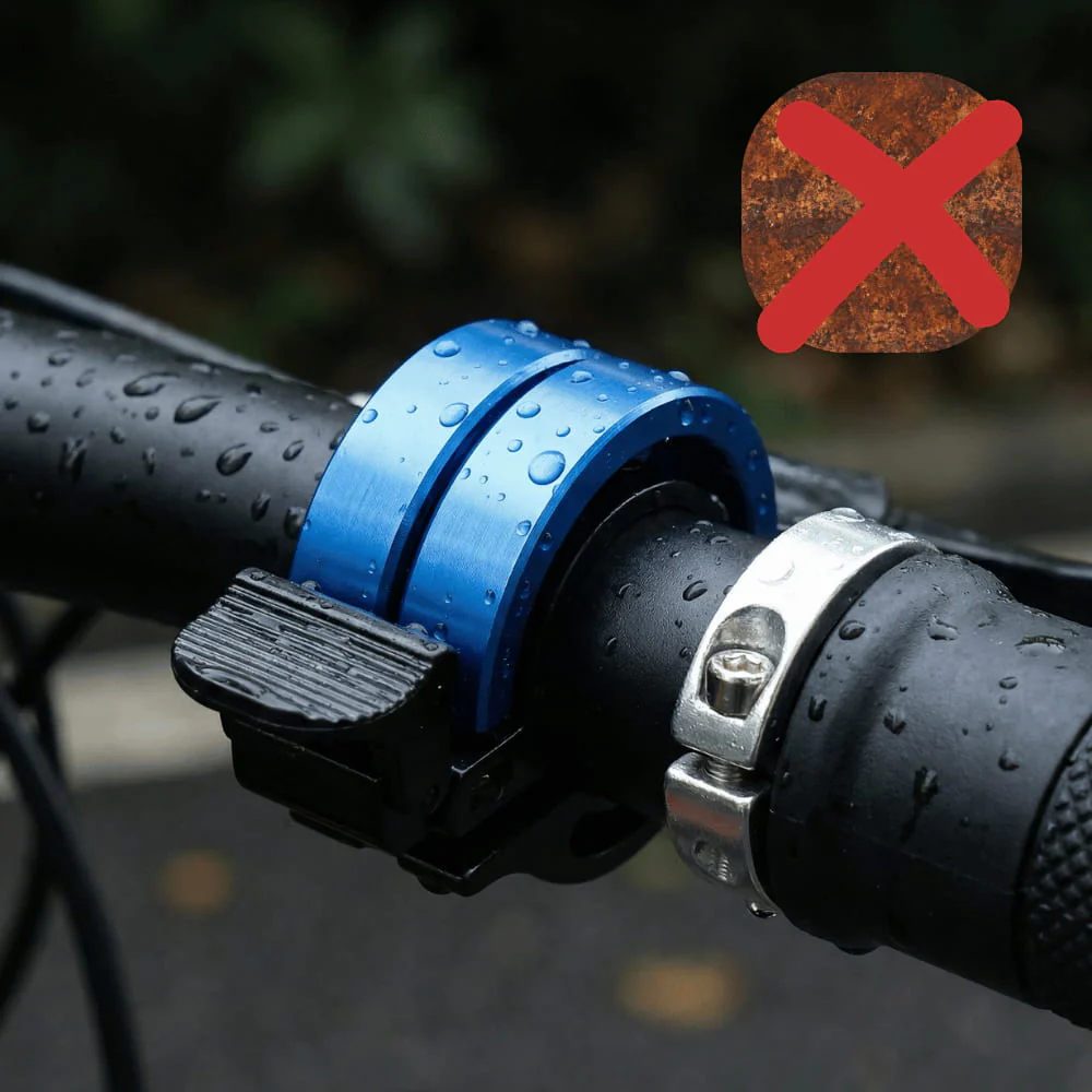 Obsetic MiniBell Compact Bike Bell, Invisible Aluminum Design
