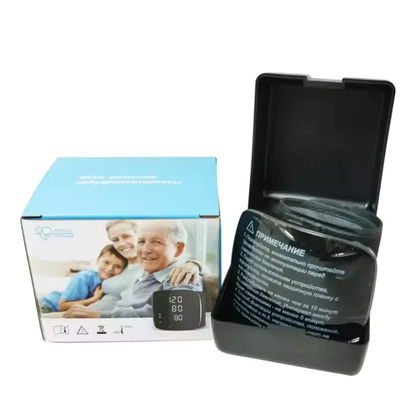 Digital Wrist Blood Pressure Monitor with LED Display and USB Charging