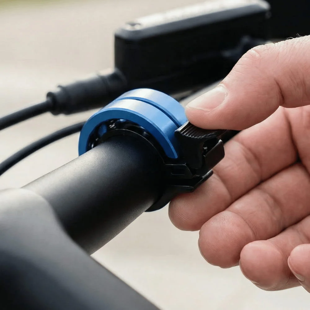 Obsetic MiniBell Compact Bike Bell, Invisible Aluminum Design