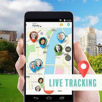 KidLocate Mini GPS Tracker for Kids with Real-Time Location and SOS Alert