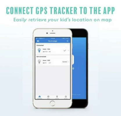 KidLocate Mini GPS Tracker for Kids with Real-Time Location and SOS Alert