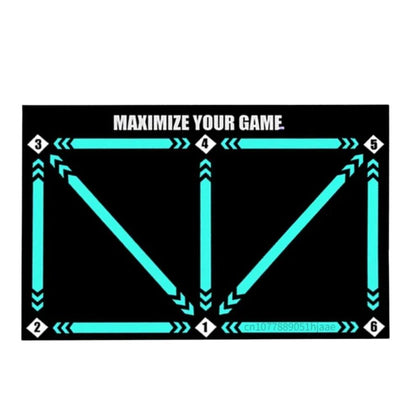 Soccer Training Mat with Video Program and Grip Socks for Youth Skill Development