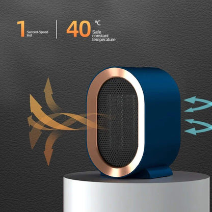 Ceramic Space Heater with Programmable Timer and Safety Shutoff for 20 Square Meters