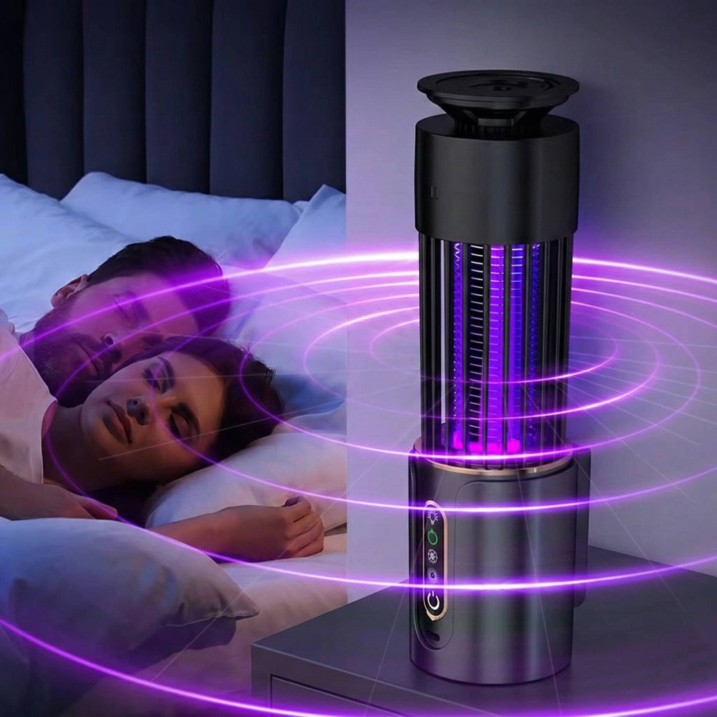 Indoor UV Mosquito Trap with Rechargeable Battery