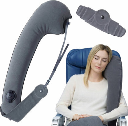 Ergonomic Travel Neck Pillow for Airplane and Car Use