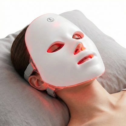 Cordless 7 Color LED Face Mask with Adjustable Straps