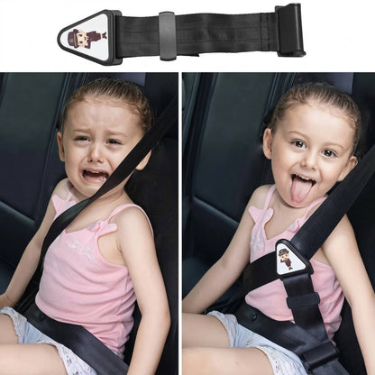 Kids Seat Belt Positioner with Adjustable Fit for Car Use