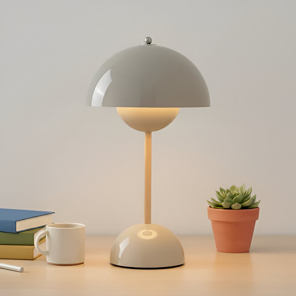 NordicNest Scandinavian Table Lamp, Dimmable, Modern and Bedside Light