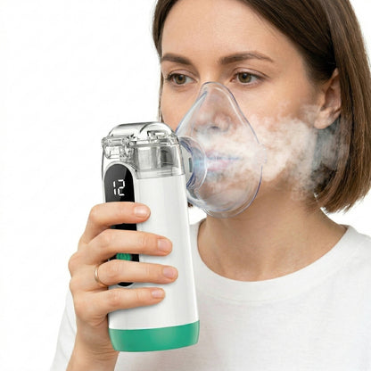 Portable USB Rechargeable Mist Inhaler Device with LED Display