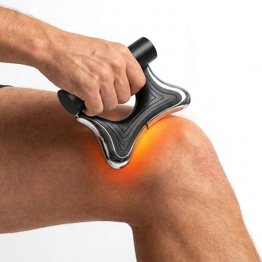 Electric Muscle Scraper Support Tool with Heat, Vibration and LED Display