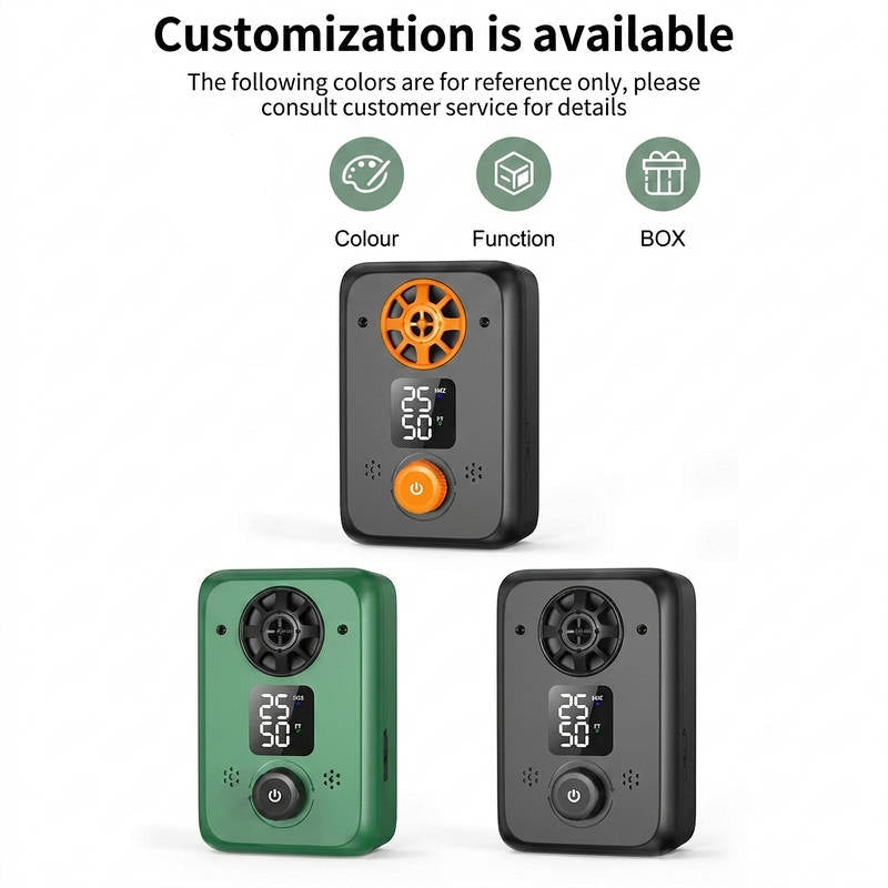 Ultrasonic Dog Bark Training Device with Rechargeable Battery and LED Screen