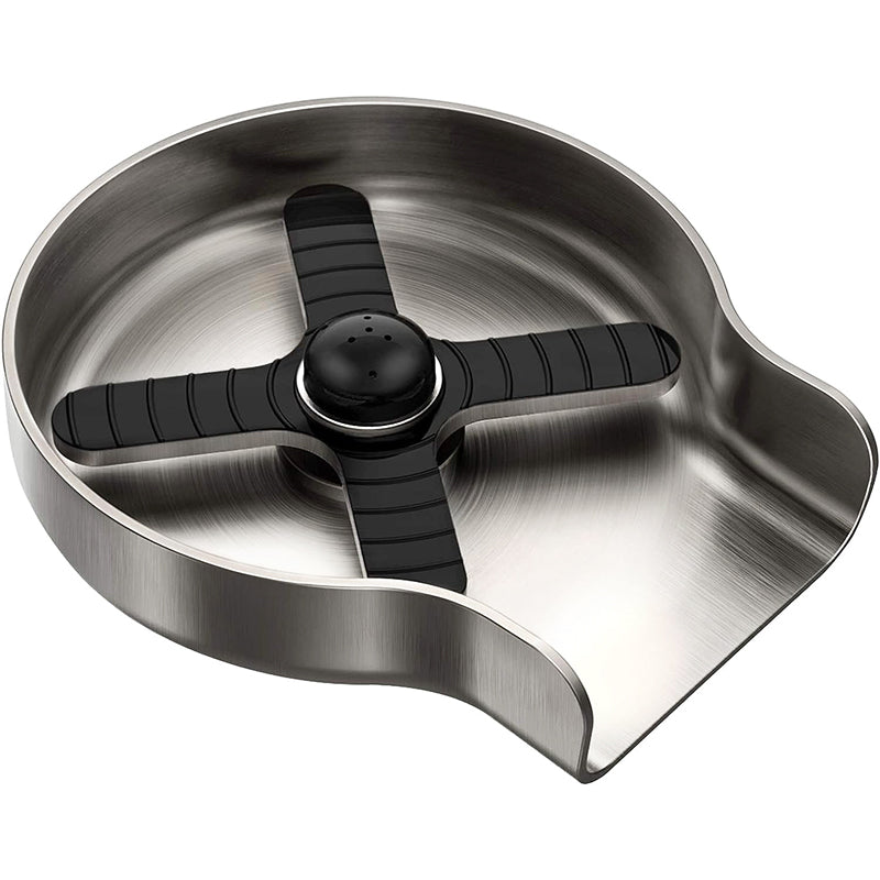 Sink Glass Rinser with Multi-Angle Spray Jets and Brushed Nickel Finish