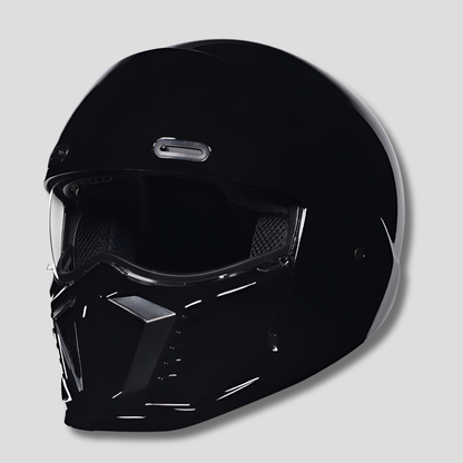 Retro Pilot Motorcycle Helmet with Anti-Fog Polycarbonate Lens and Ventilation