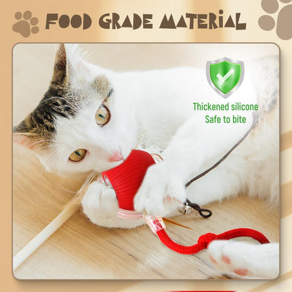Interactive Rolling Pet Toy with Touch Activation and Chew Resistant Material for Dogs and Cats