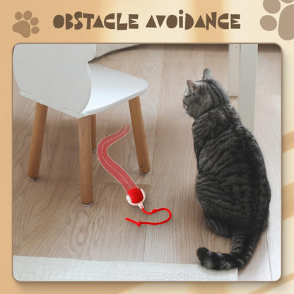 Interactive Rolling Pet Toy with Touch Activation and Chew Resistant Material for Dogs and Cats