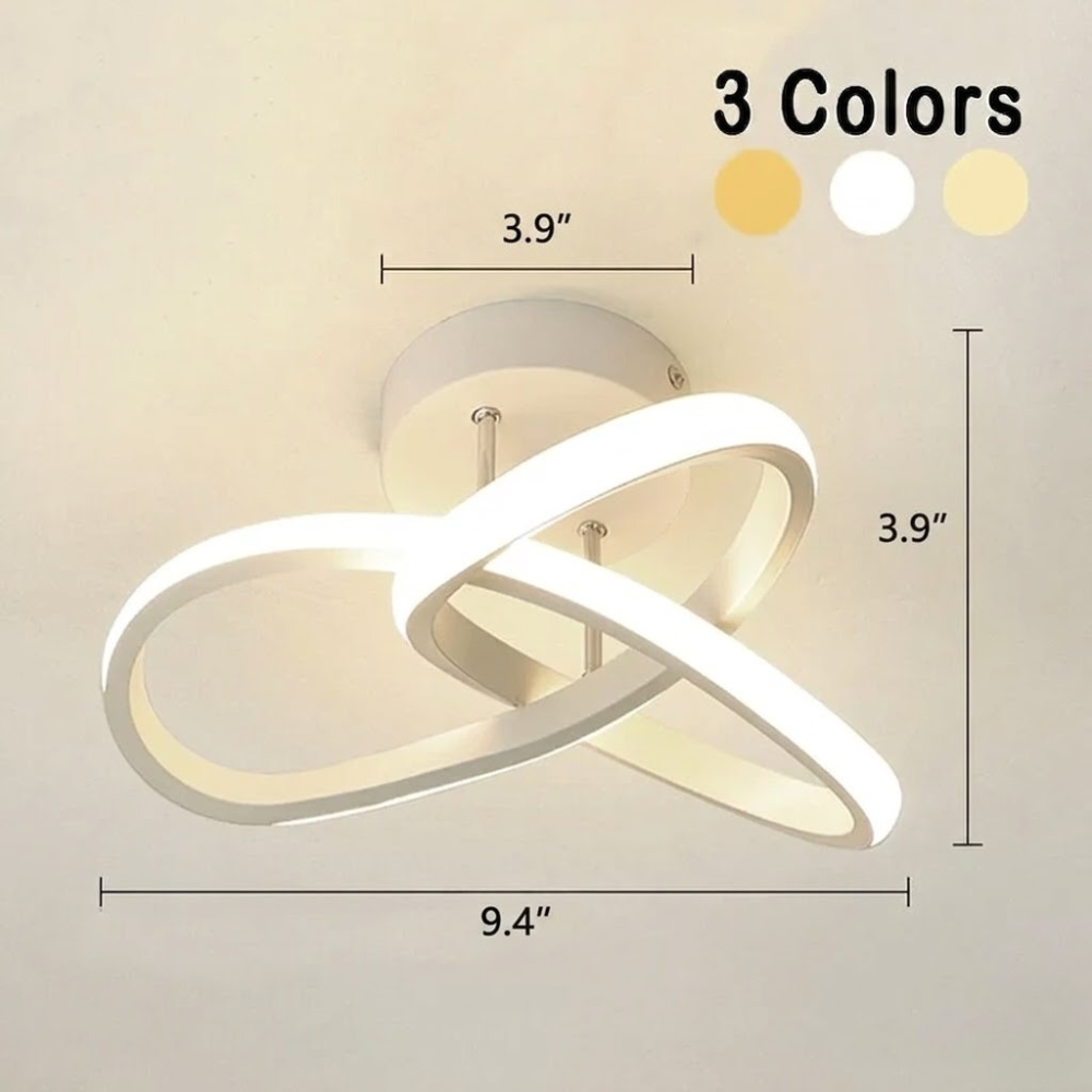 Adjustable LED Ceiling Light, Modern Metal Lighting Fixture
