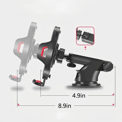 Universal Car Phone Holder with Powerful Suction Cup