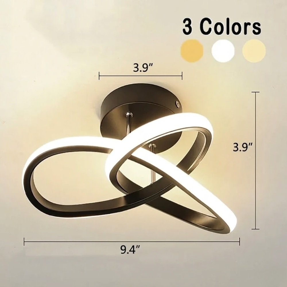 Adjustable LED Ceiling Light, Modern Metal Lighting Fixture