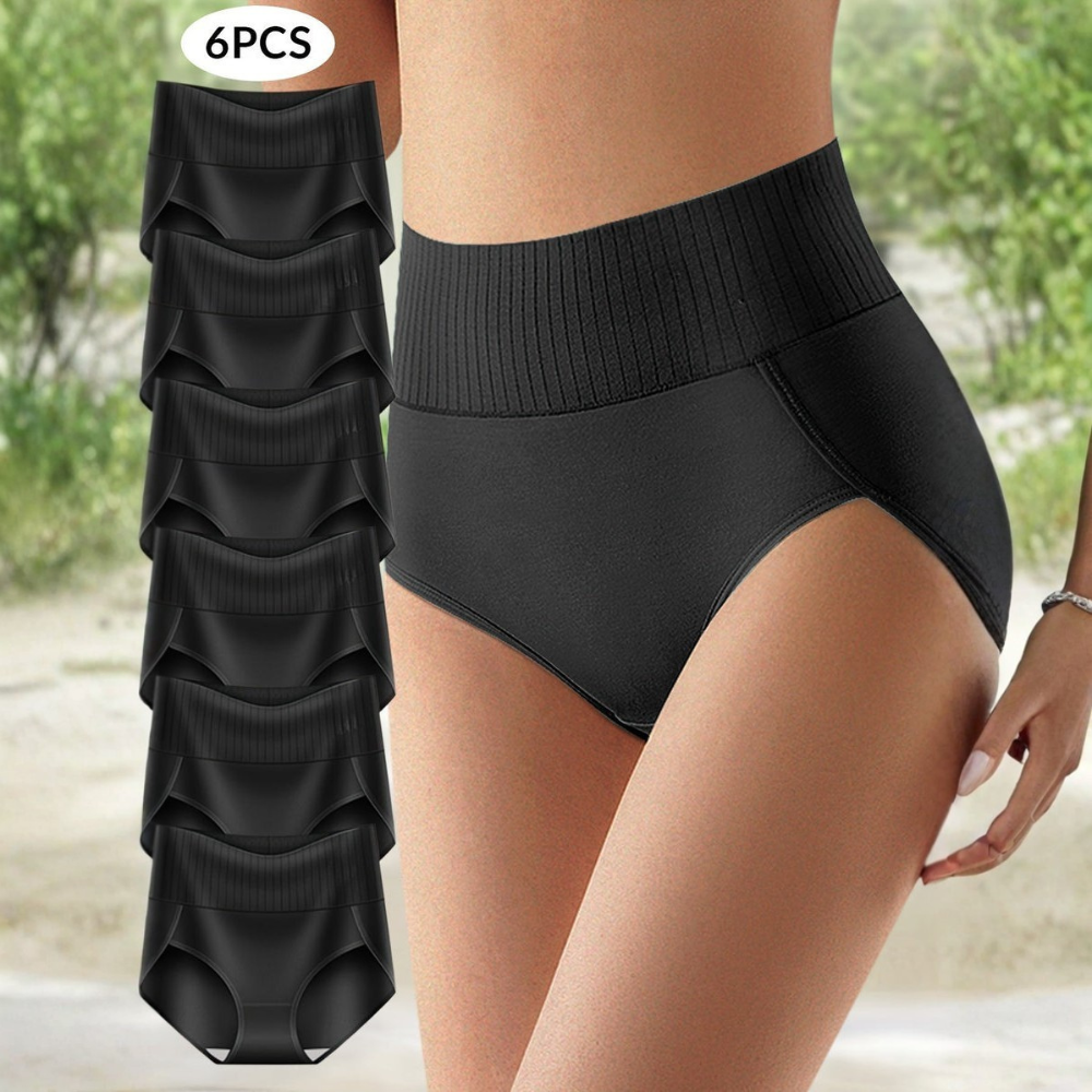 Seamless High Waisted Shaping Panties for Women Set of 6