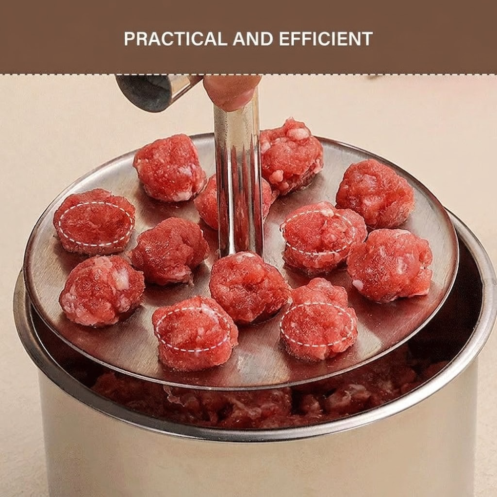 Meatball Former Stainless Steel Kitchen Tool Even Size