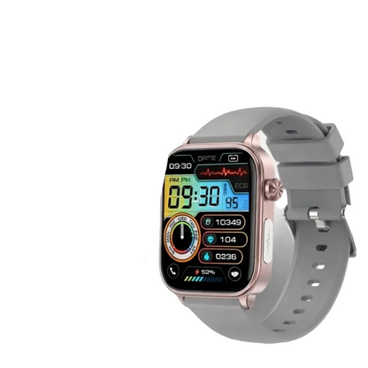 Smartwatch with SOS Alarm, Fall Detection, Heart Rate and Oxygen Tracking, Bluetooth, Water Resistant