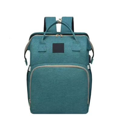 Baby Diaper Backpack with Foldable Crib