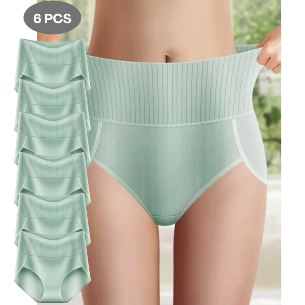 Seamless High Waisted Shaping Panties for Women Set of 6