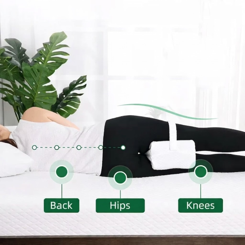 Ergonomic Leg Pillow Memory Foam Support Cushion