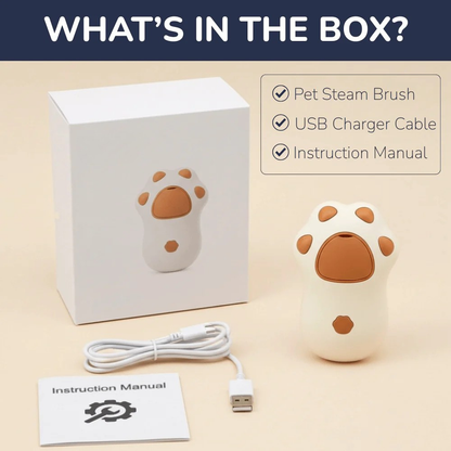 Pet Grooming Brush with Mist and Silicone Bristles