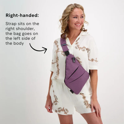 Crossbody Bag with Anti-Theft Design