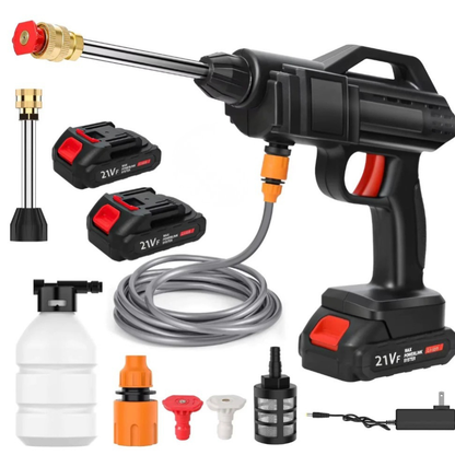Cordless Lithium Battery Pressure Washer with Adjustable Spray Nozzle