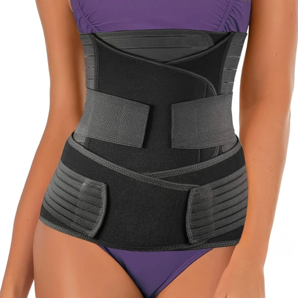 3 in 1 Adjustable Support Band with Breathable Cotton Blend Design