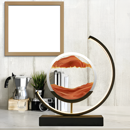 Sand Glow Sand Lamp with Remote Control and Dimmable Light