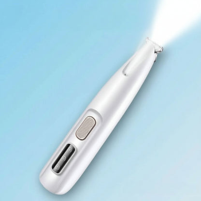 Silent Pet Trimmer with LED Light and Ceramic Blades for Dogs and Cats