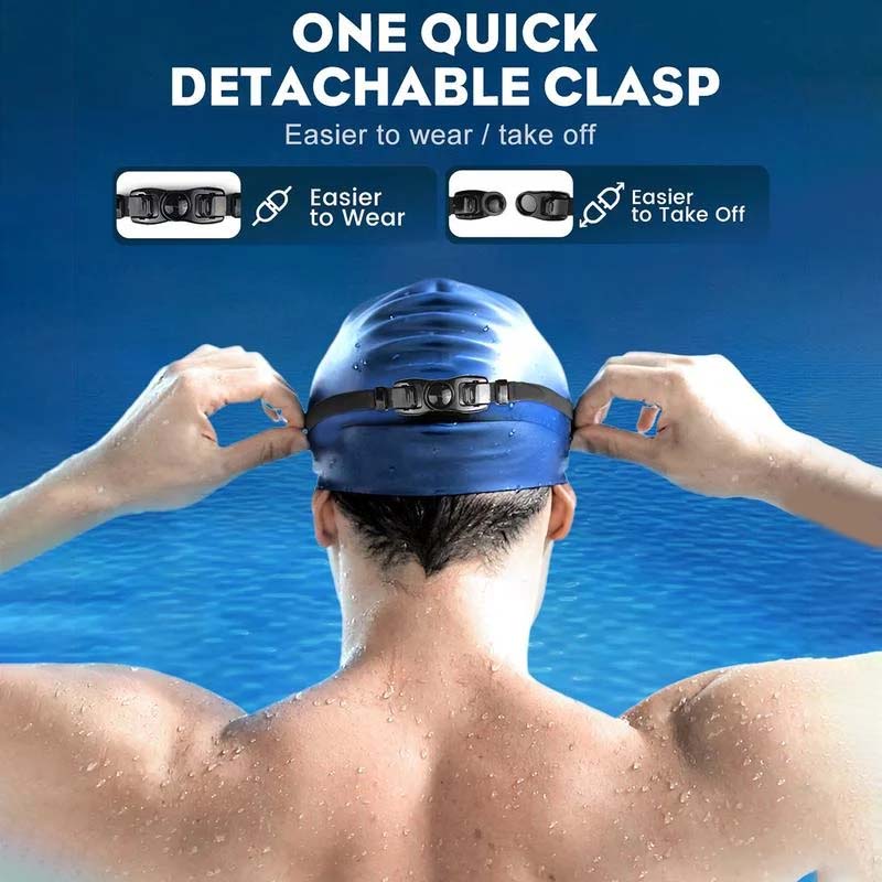 Swim Goggles Anti-Fog Lenses Wide View Comfortable Fit