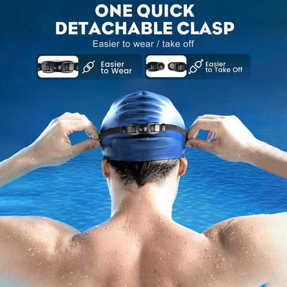 Swim Goggles Anti-Fog Lenses Wide View Comfortable Fit