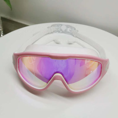 Swim Goggles Anti-Fog Lenses Wide View Comfortable Fit