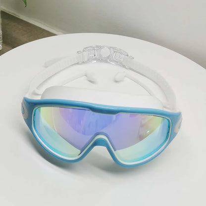 Swim Goggles Anti-Fog Lenses Wide View Comfortable Fit