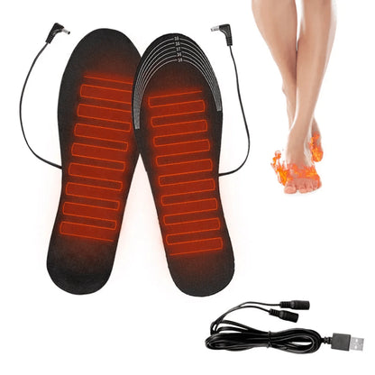 Heated Insoles with Adjustable Temperature Control for Outdoor Comfort