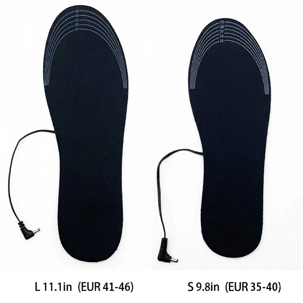 Heated Insoles with Adjustable Temperature Control for Outdoor Comfort