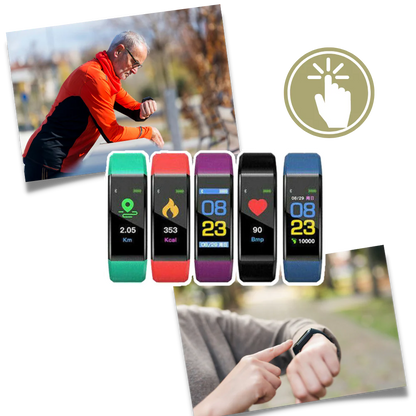 Smartwatch with Activity Tracking and Wellness Features